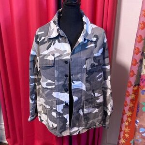 Military Combat Camo Coat